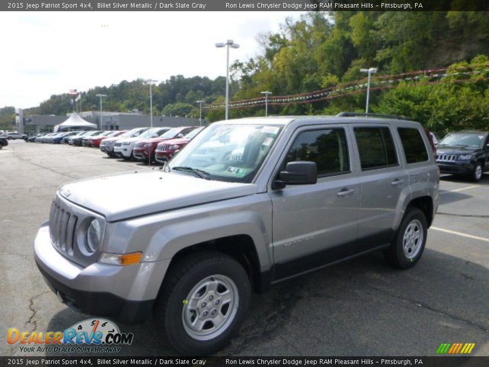 2015 Jeep Patriot Sport 4x4 Billet Silver Metallic / Dark Slate Gray Photo #1