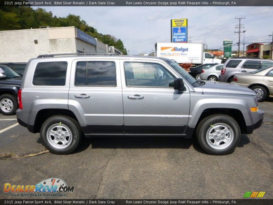 2015 Jeep Patriot Sport 4x4 Billet Silver Metallic / Dark Slate Gray Photo #6