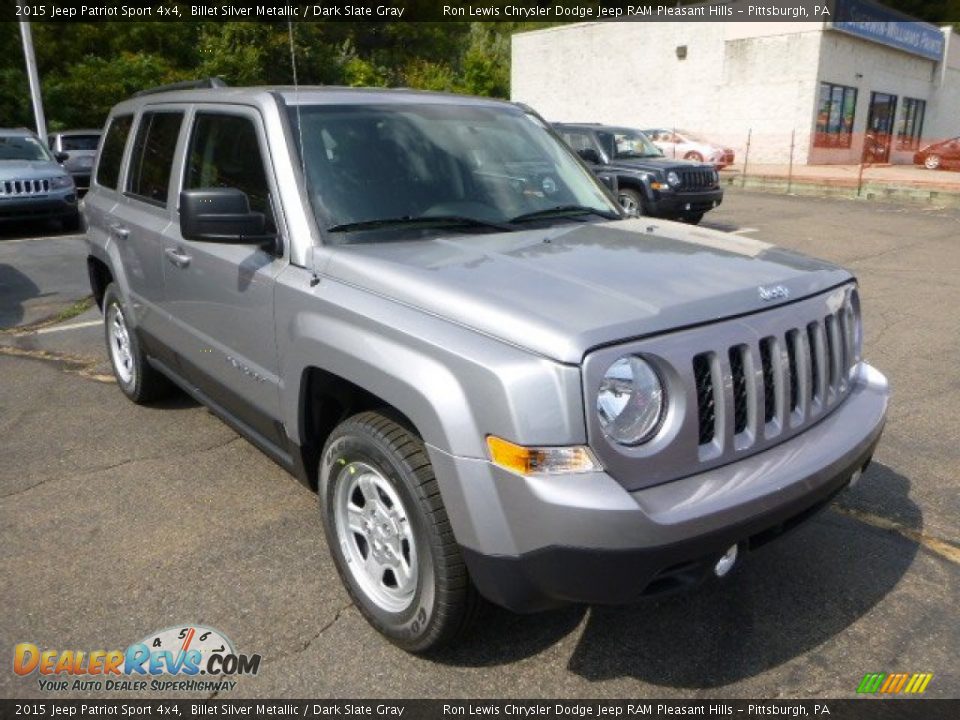 2015 Jeep Patriot Sport 4x4 Billet Silver Metallic / Dark Slate Gray Photo #7