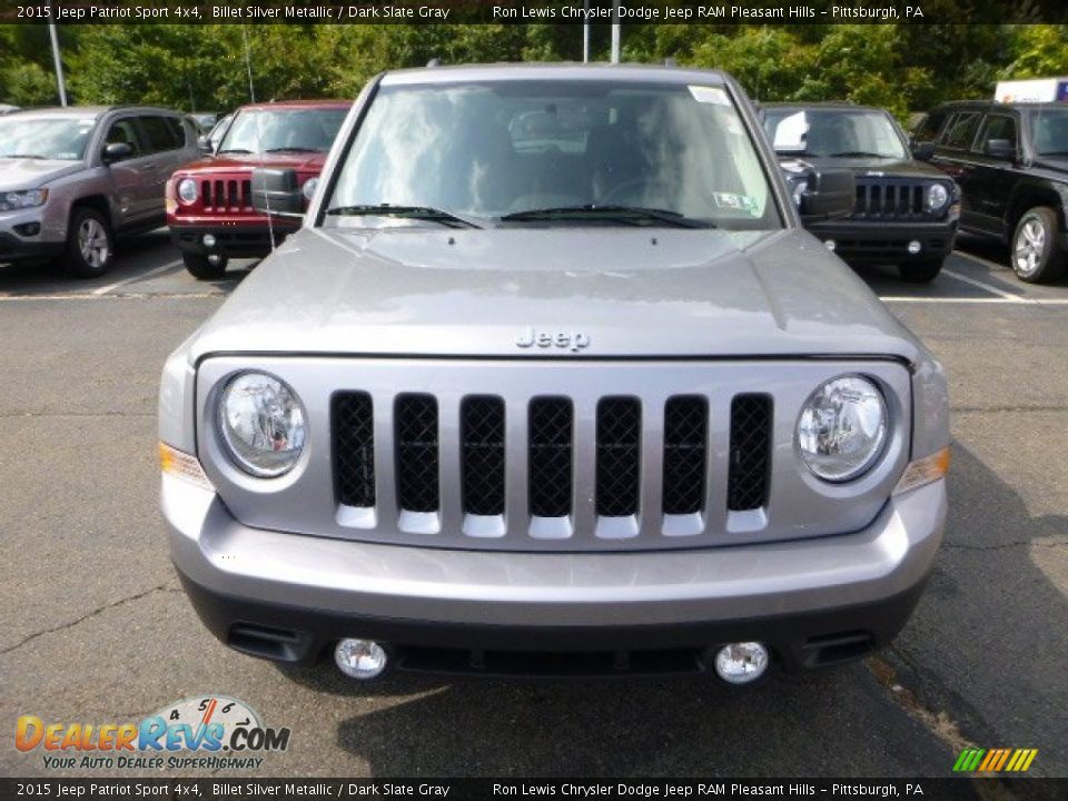 2015 Jeep Patriot Sport 4x4 Billet Silver Metallic / Dark Slate Gray Photo #8