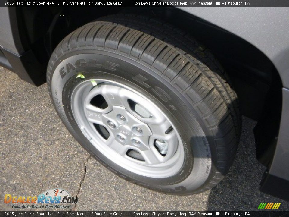 2015 Jeep Patriot Sport 4x4 Billet Silver Metallic / Dark Slate Gray Photo #9