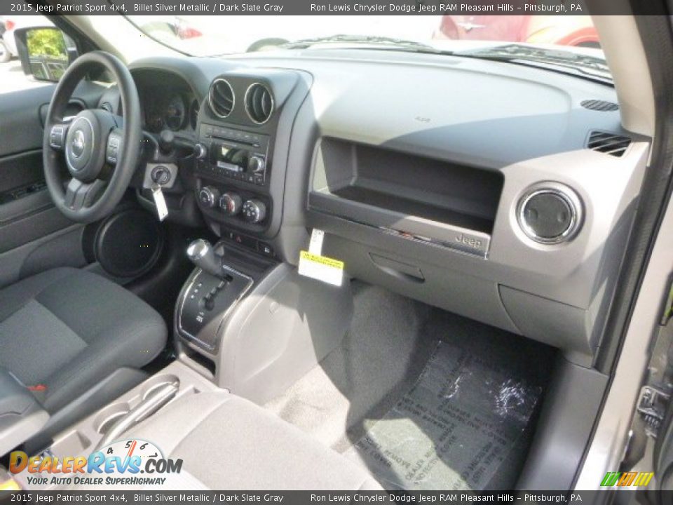 2015 Jeep Patriot Sport 4x4 Billet Silver Metallic / Dark Slate Gray Photo #11