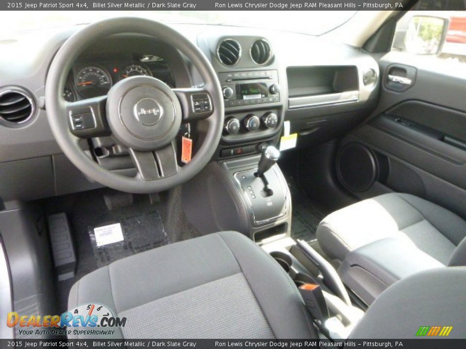 2015 Jeep Patriot Sport 4x4 Billet Silver Metallic / Dark Slate Gray Photo #16