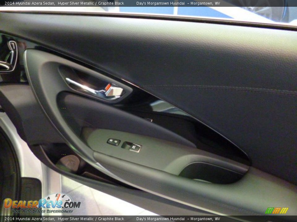 2014 Hyundai Azera Sedan Hyper Silver Metallic / Graphite Black Photo #10