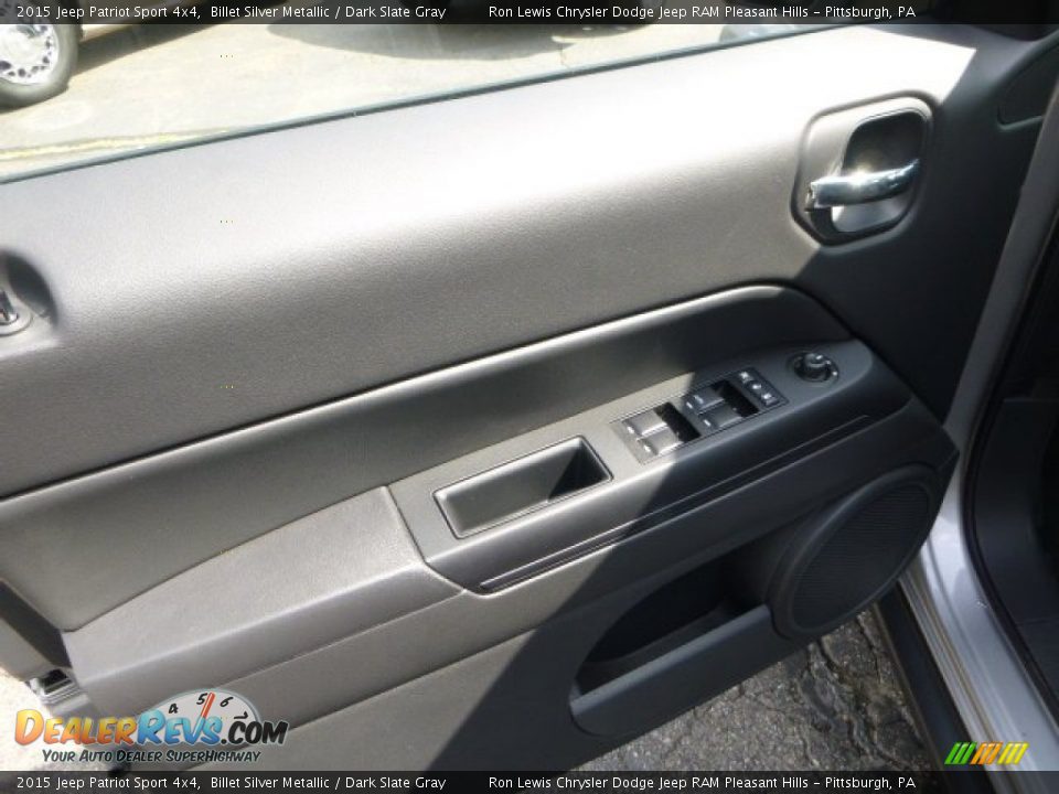 2015 Jeep Patriot Sport 4x4 Billet Silver Metallic / Dark Slate Gray Photo #17