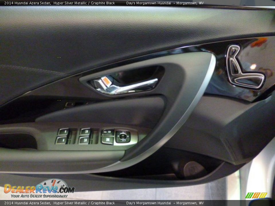 2014 Hyundai Azera Sedan Hyper Silver Metallic / Graphite Black Photo #16