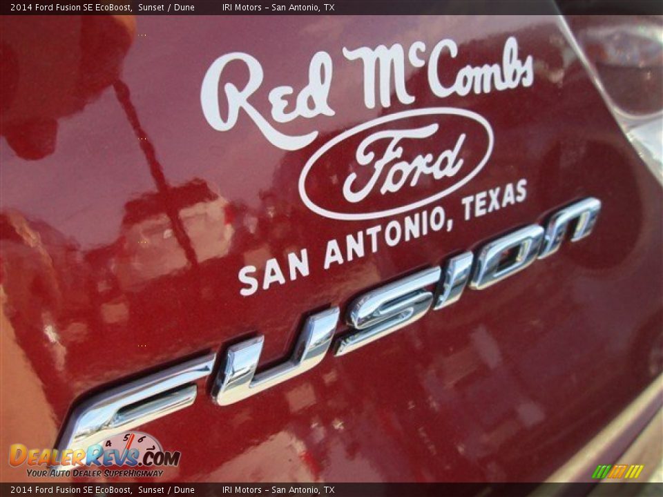 2014 Ford Fusion SE EcoBoost Sunset / Dune Photo #5