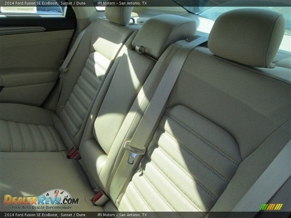 2014 Ford Fusion SE EcoBoost Sunset / Dune Photo #8