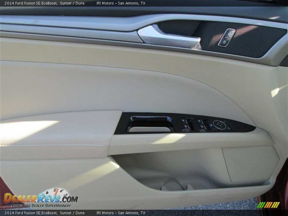 2014 Ford Fusion SE EcoBoost Sunset / Dune Photo #13