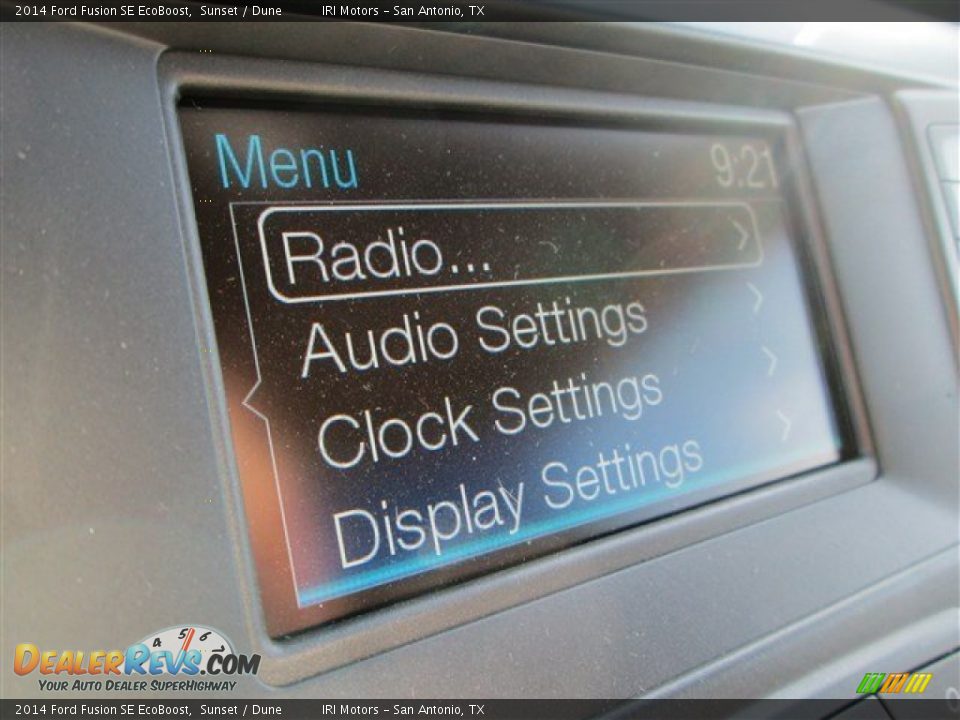 2014 Ford Fusion SE EcoBoost Sunset / Dune Photo #16