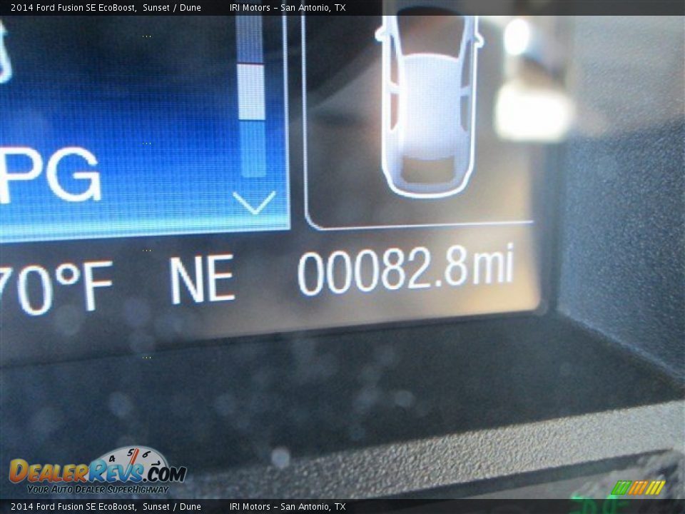 2014 Ford Fusion SE EcoBoost Sunset / Dune Photo #17