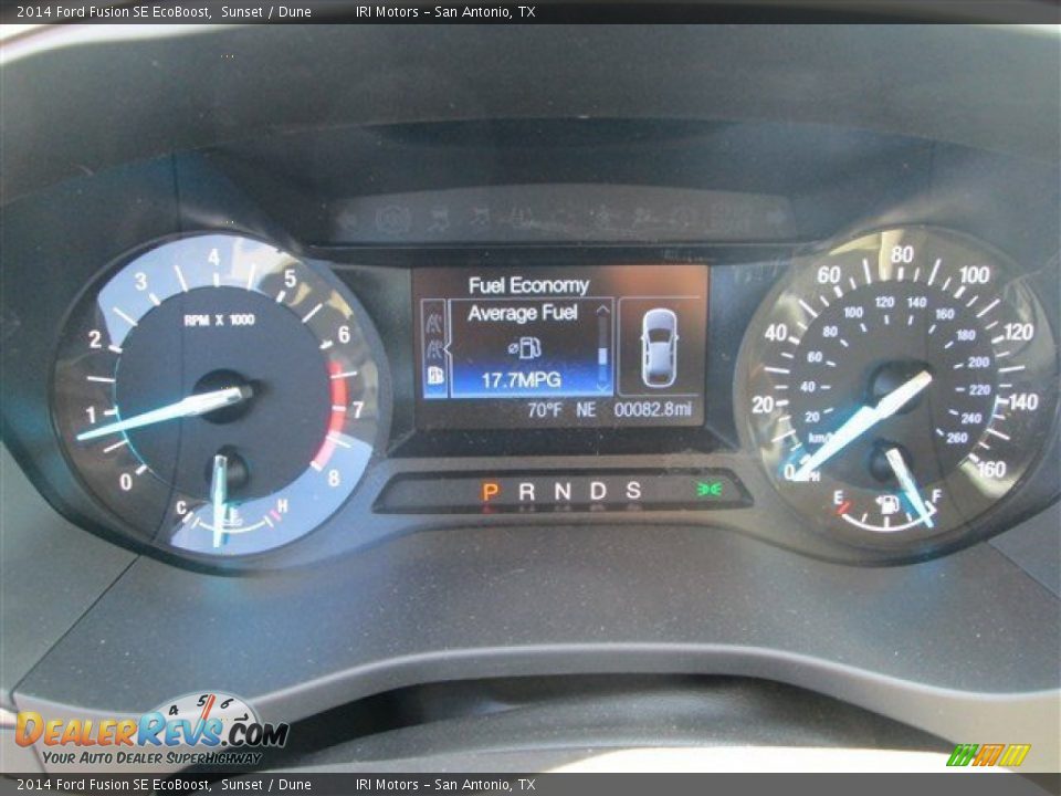 2014 Ford Fusion SE EcoBoost Sunset / Dune Photo #18