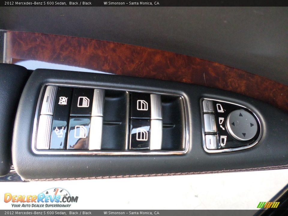 2012 Mercedes-Benz S 600 Sedan Black / Black Photo #8