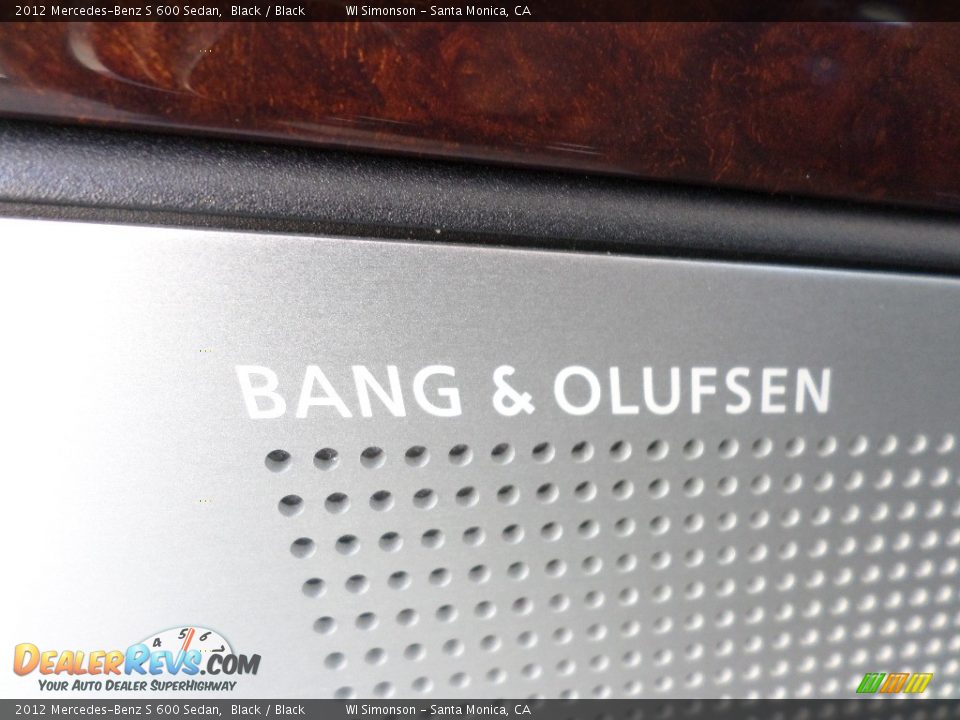 2012 Mercedes-Benz S 600 Sedan Black / Black Photo #9