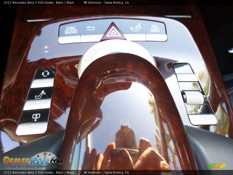 2012 Mercedes-Benz S 600 Sedan Black / Black Photo #13
