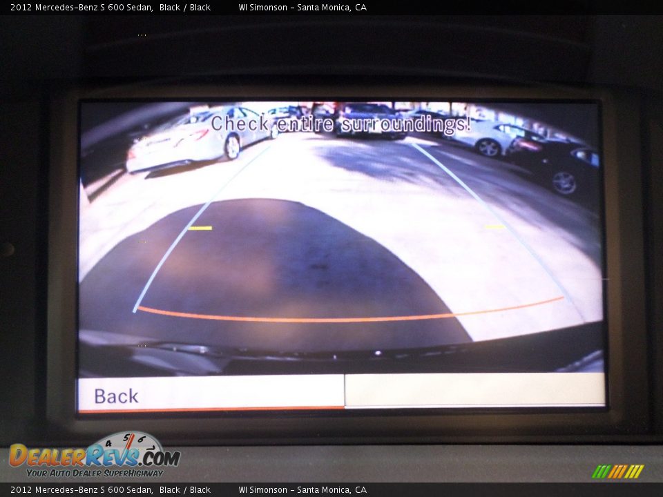 2012 Mercedes-Benz S 600 Sedan Black / Black Photo #16
