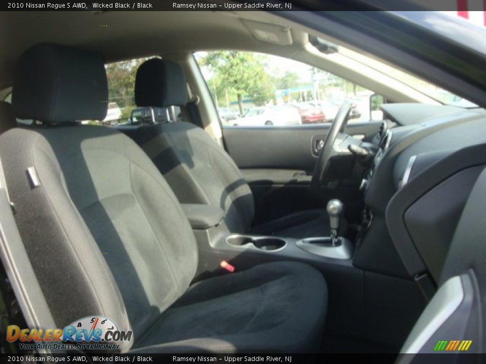 2010 Nissan Rogue S AWD Wicked Black / Black Photo #17