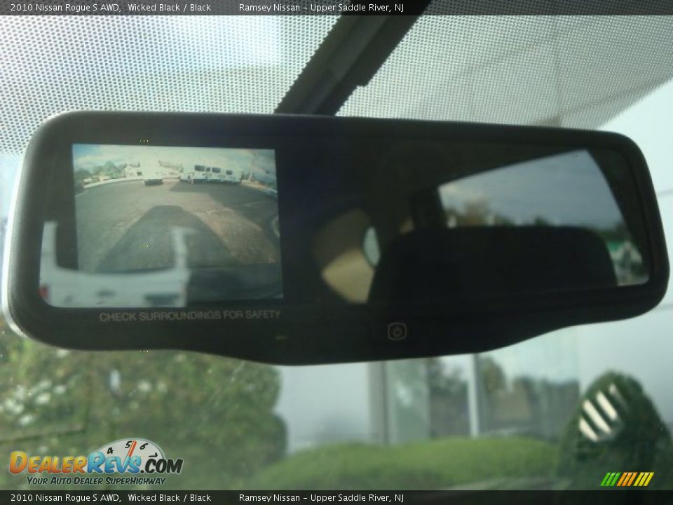 2010 Nissan Rogue S AWD Wicked Black / Black Photo #18