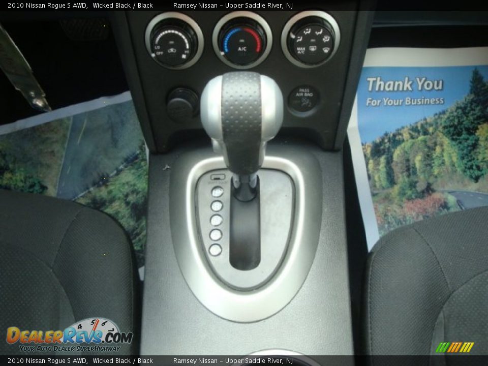 2010 Nissan Rogue S AWD Wicked Black / Black Photo #21