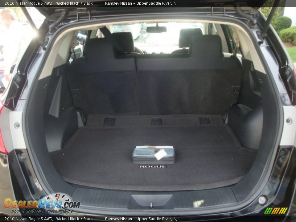 2010 Nissan Rogue S AWD Wicked Black / Black Photo #23