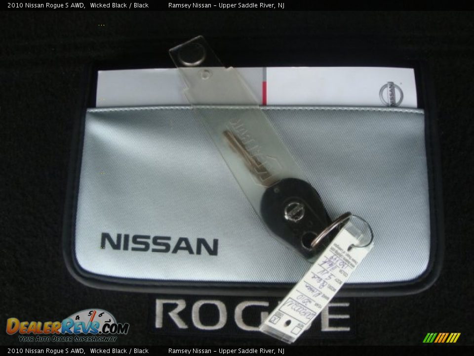 2010 Nissan Rogue S AWD Wicked Black / Black Photo #24