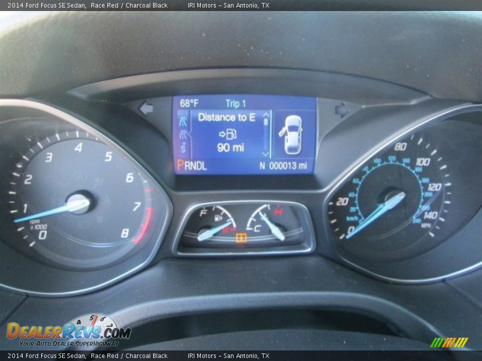 2014 Ford Focus SE Sedan Race Red / Charcoal Black Photo #18