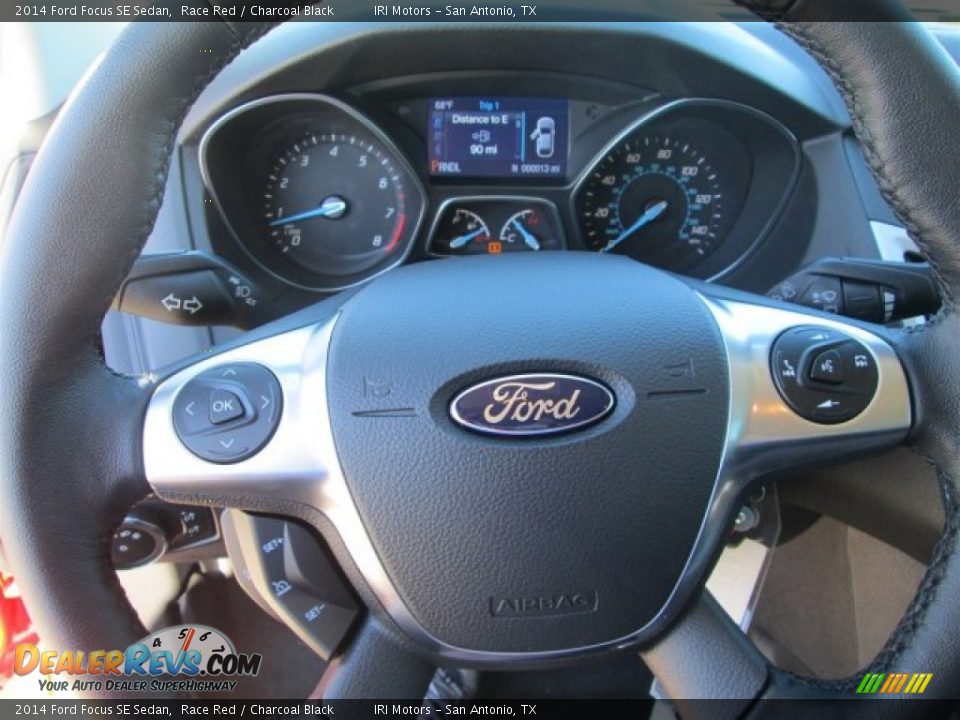 2014 Ford Focus SE Sedan Race Red / Charcoal Black Photo #19