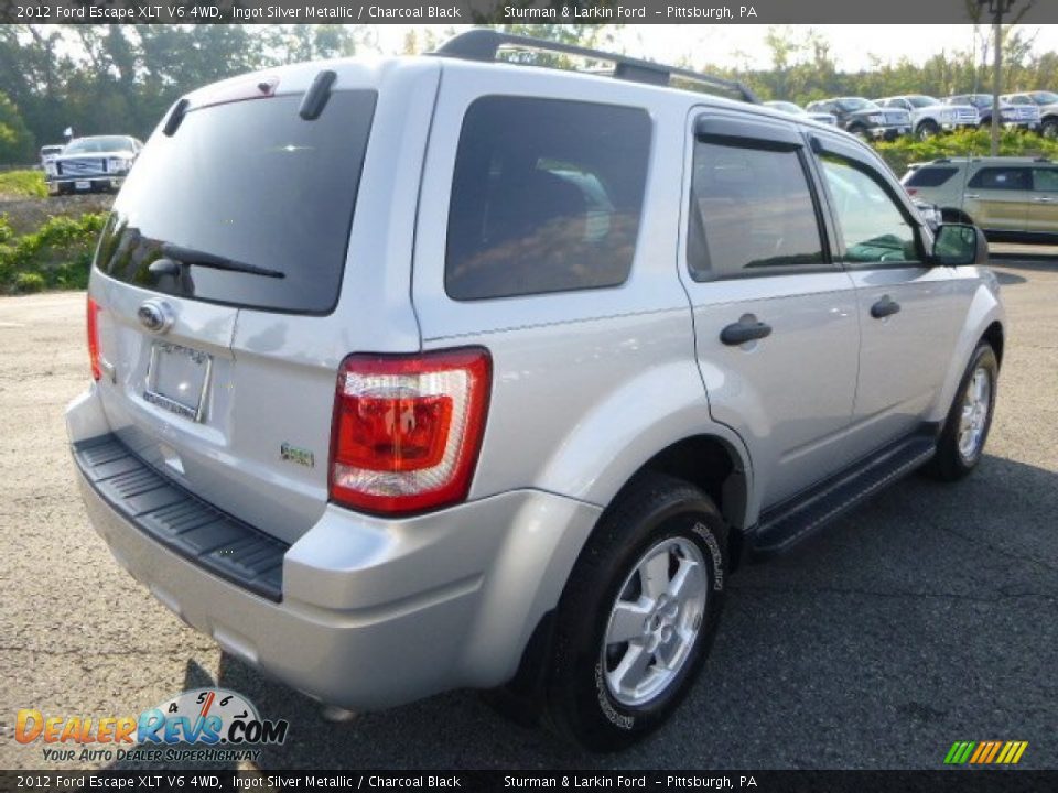2012 Ford Escape XLT V6 4WD Ingot Silver Metallic / Charcoal Black Photo #2
