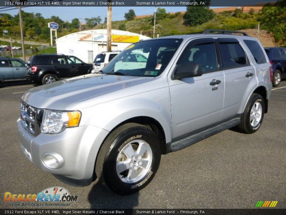 2012 Ford Escape XLT V6 4WD Ingot Silver Metallic / Charcoal Black Photo #5