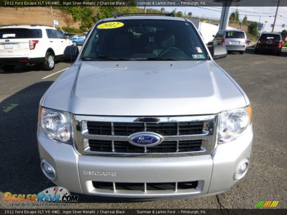 2012 Ford Escape XLT V6 4WD Ingot Silver Metallic / Charcoal Black Photo #6