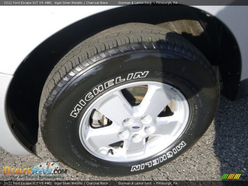 2012 Ford Escape XLT V6 4WD Ingot Silver Metallic / Charcoal Black Photo #7