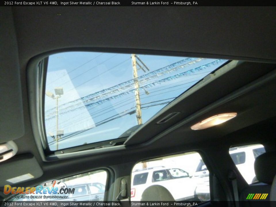 2012 Ford Escape XLT V6 4WD Ingot Silver Metallic / Charcoal Black Photo #12