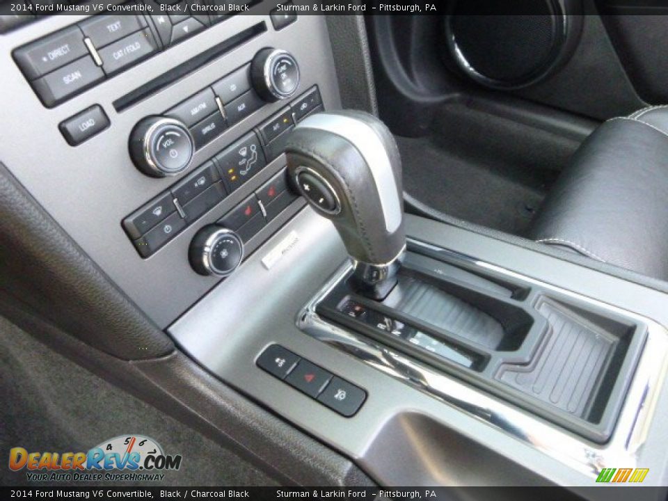 2014 Ford Mustang V6 Convertible Black / Charcoal Black Photo #12