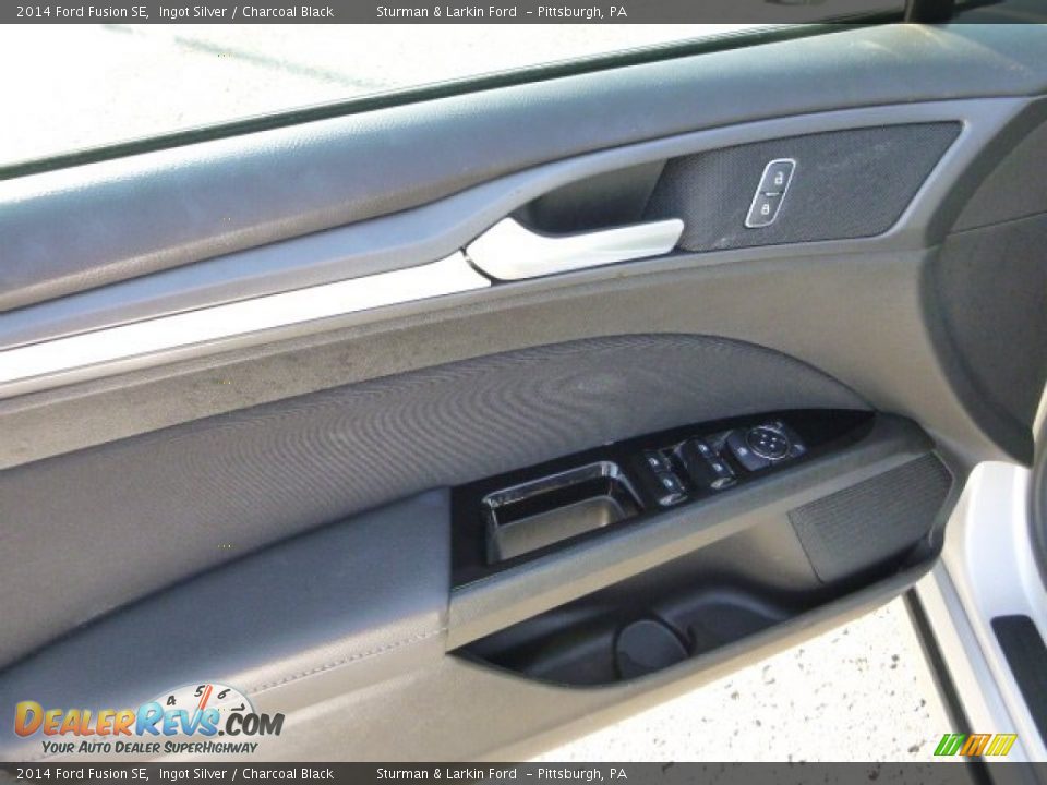 2014 Ford Fusion SE Ingot Silver / Charcoal Black Photo #11