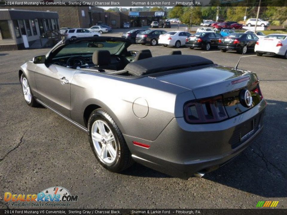 2014 Ford Mustang V6 Convertible Sterling Gray / Charcoal Black Photo #3