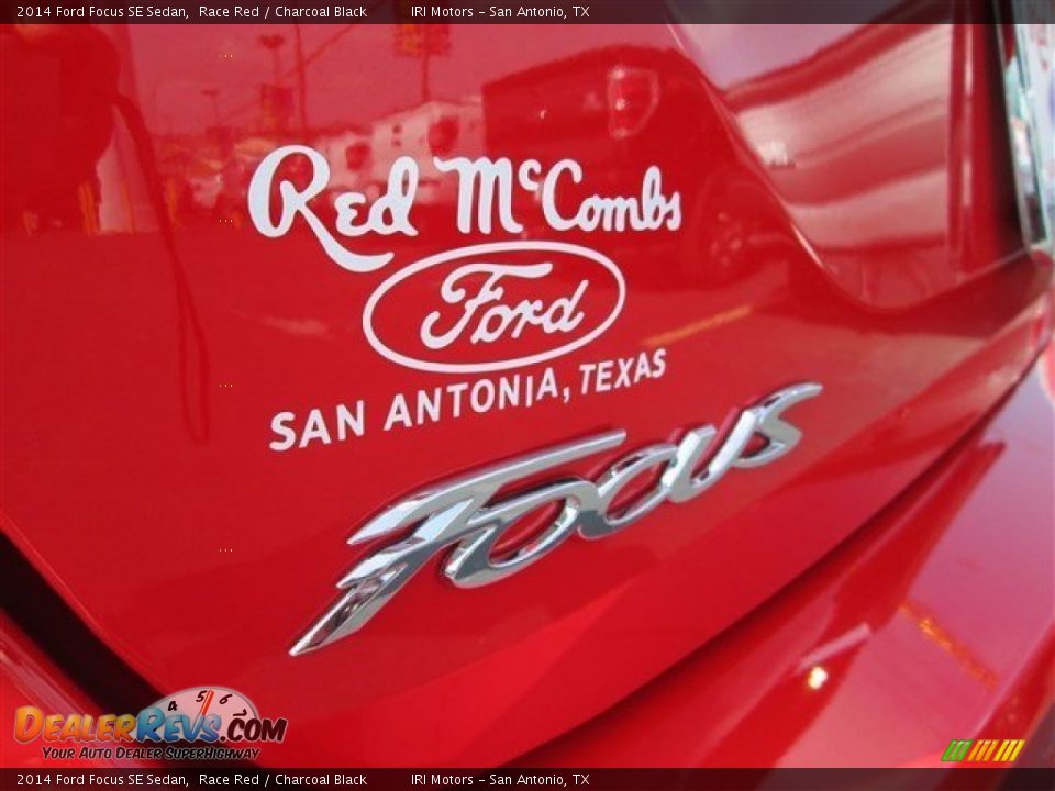2014 Ford Focus SE Sedan Race Red / Charcoal Black Photo #6
