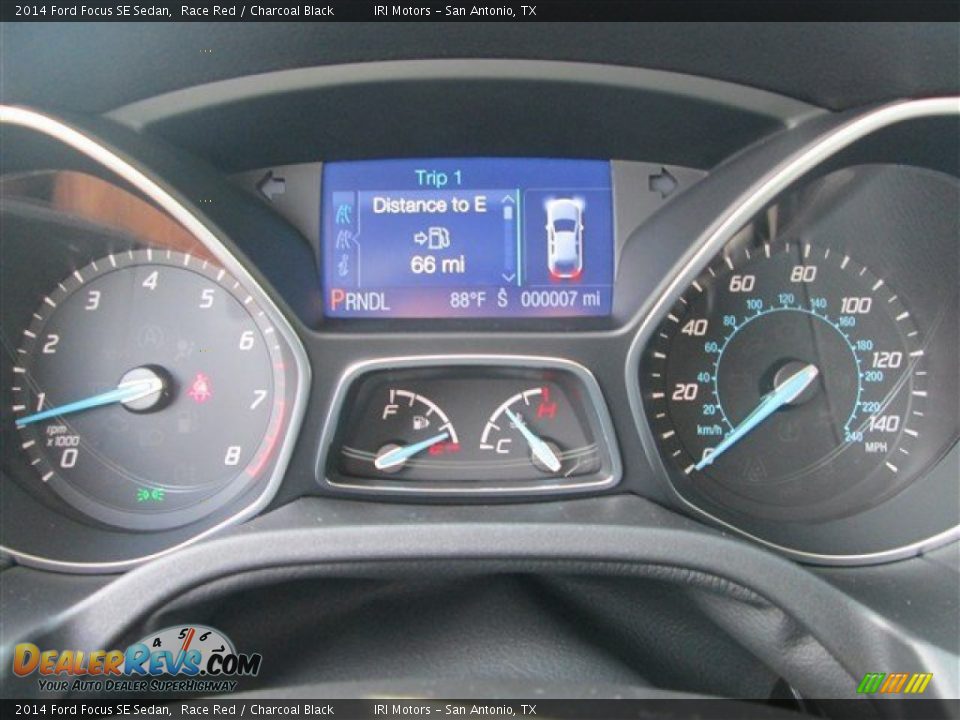 2014 Ford Focus SE Sedan Race Red / Charcoal Black Photo #17