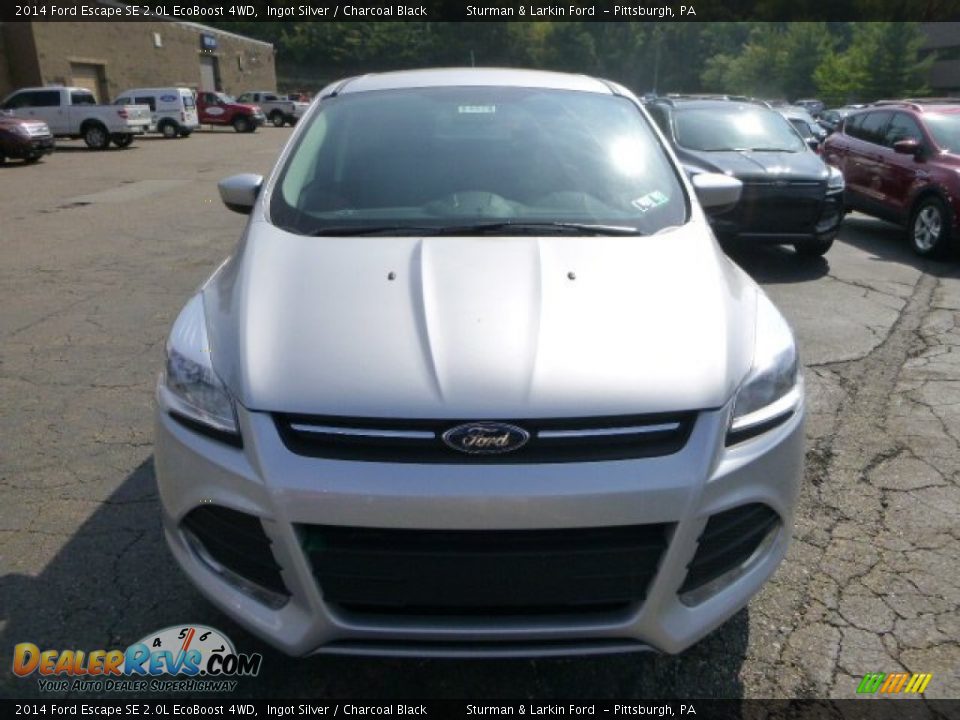 2014 Ford Escape SE 2.0L EcoBoost 4WD Ingot Silver / Charcoal Black Photo #6