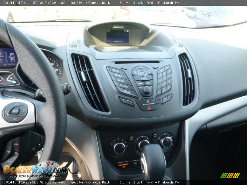 2014 Ford Escape SE 2.0L EcoBoost 4WD Ingot Silver / Charcoal Black Photo #12