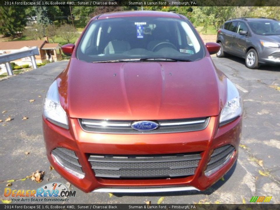 2014 Ford Escape SE 1.6L EcoBoost 4WD Sunset / Charcoal Black Photo #6