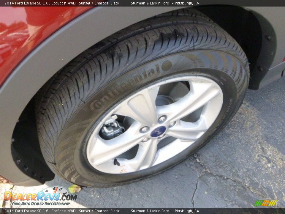 2014 Ford Escape SE 1.6L EcoBoost 4WD Sunset / Charcoal Black Photo #7