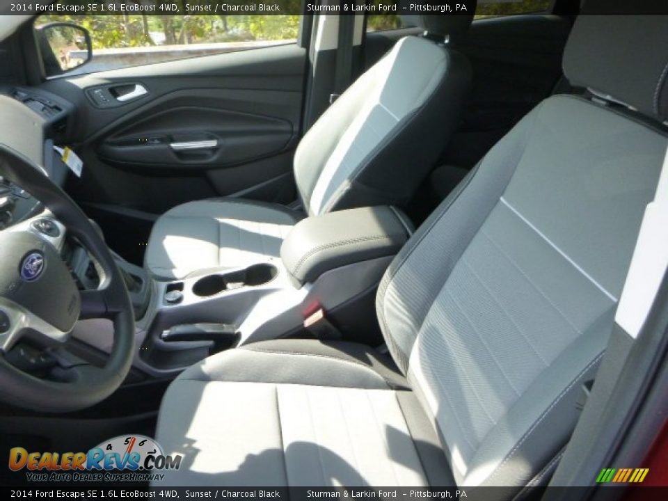 2014 Ford Escape SE 1.6L EcoBoost 4WD Sunset / Charcoal Black Photo #8