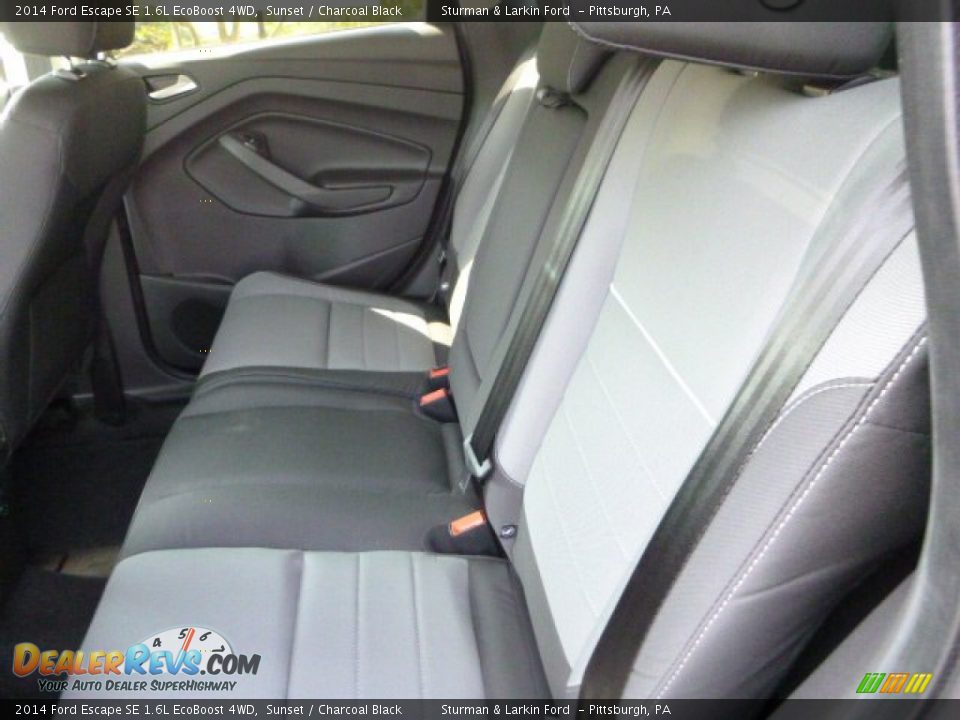 2014 Ford Escape SE 1.6L EcoBoost 4WD Sunset / Charcoal Black Photo #9