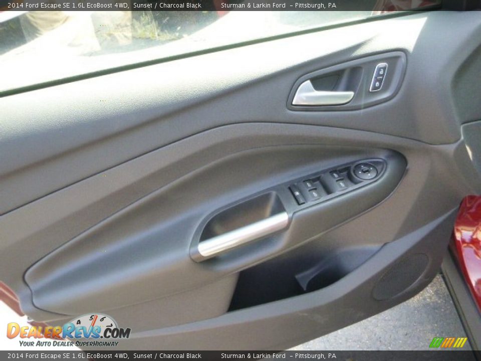 2014 Ford Escape SE 1.6L EcoBoost 4WD Sunset / Charcoal Black Photo #11