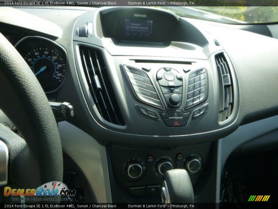 2014 Ford Escape SE 1.6L EcoBoost 4WD Sunset / Charcoal Black Photo #12