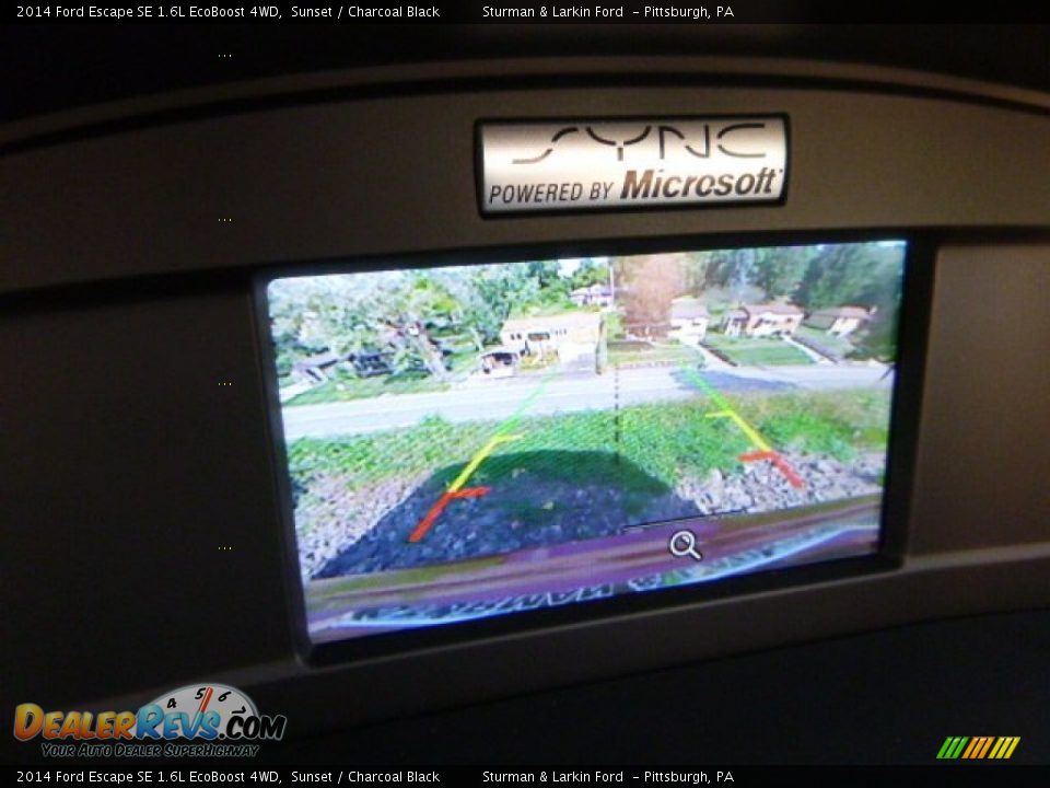 2014 Ford Escape SE 1.6L EcoBoost 4WD Sunset / Charcoal Black Photo #14