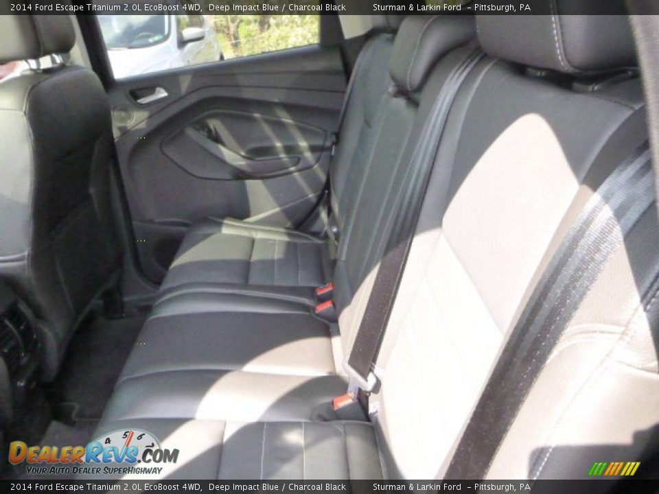 2014 Ford Escape Titanium 2.0L EcoBoost 4WD Deep Impact Blue / Charcoal Black Photo #8