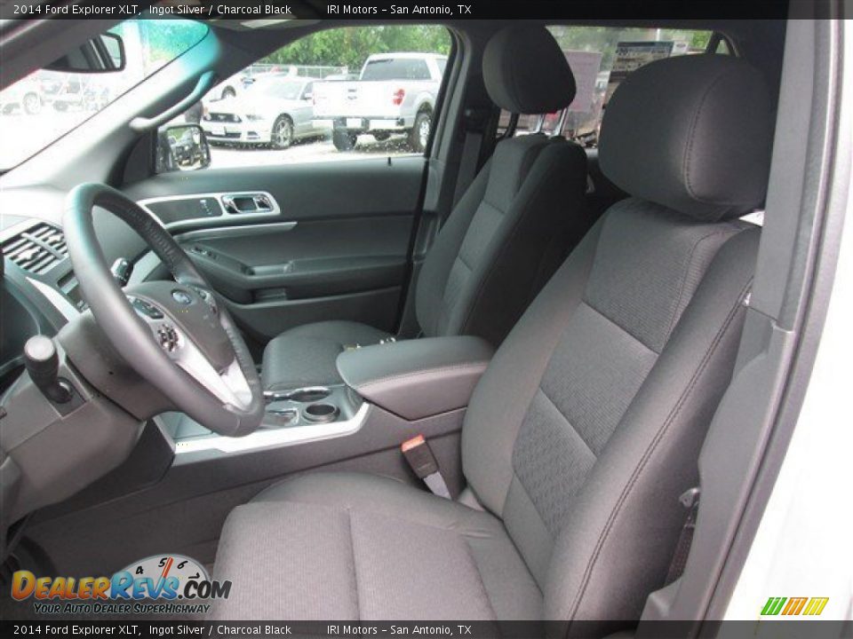 2014 Ford Explorer XLT Ingot Silver / Charcoal Black Photo #9