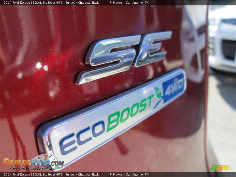2014 Ford Escape SE 2.0L EcoBoost 4WD Sunset / Charcoal Black Photo #7