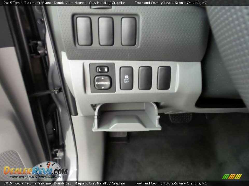 2015 Toyota Tacoma PreRunner Double Cab Magnetic Gray Metallic / Graphite Photo #19